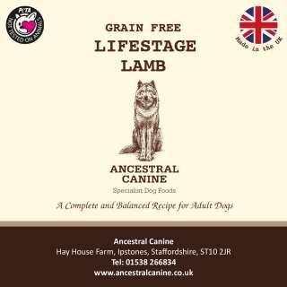 LIFESTAGE LAMB Super Premium Grain Free (12kg)-0